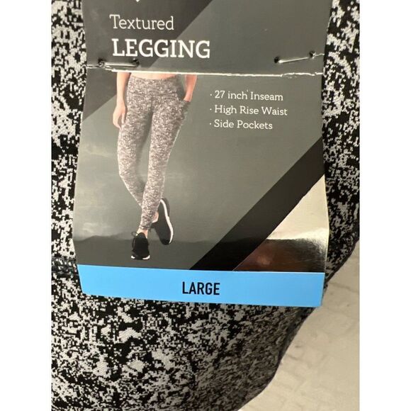 Women Textured Legging With Side Pockets Size L - Picture 7 of 9